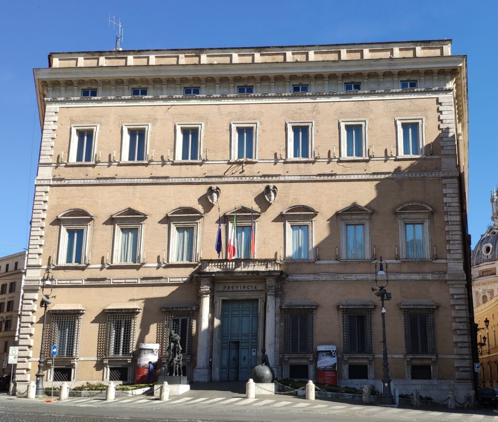 Palazzo Valentini, sede della Città Metropolitana di roma